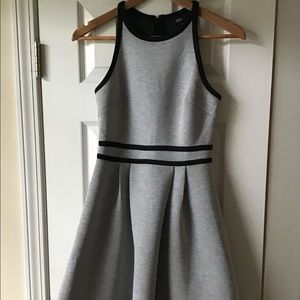 gray dress